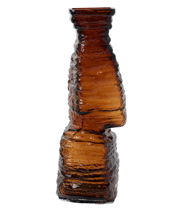 Amber Wave Vase