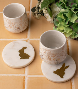 Bunny Coasters - Set of 2