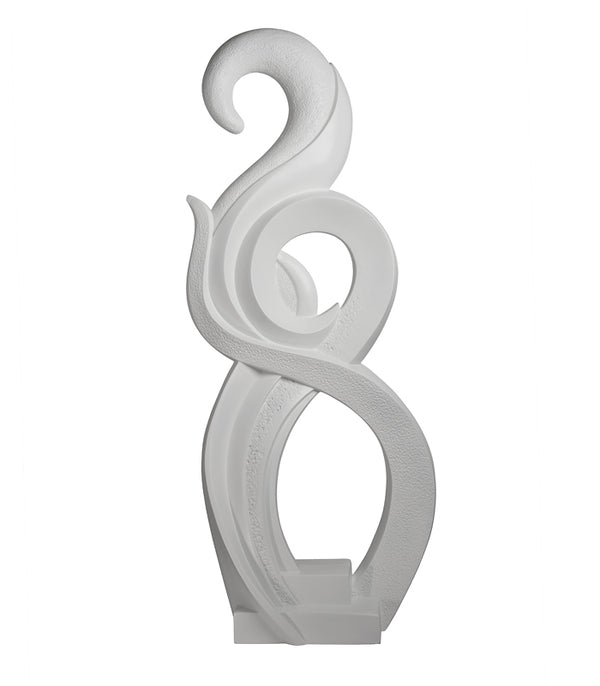 Eternity Abstract Sculpture - White