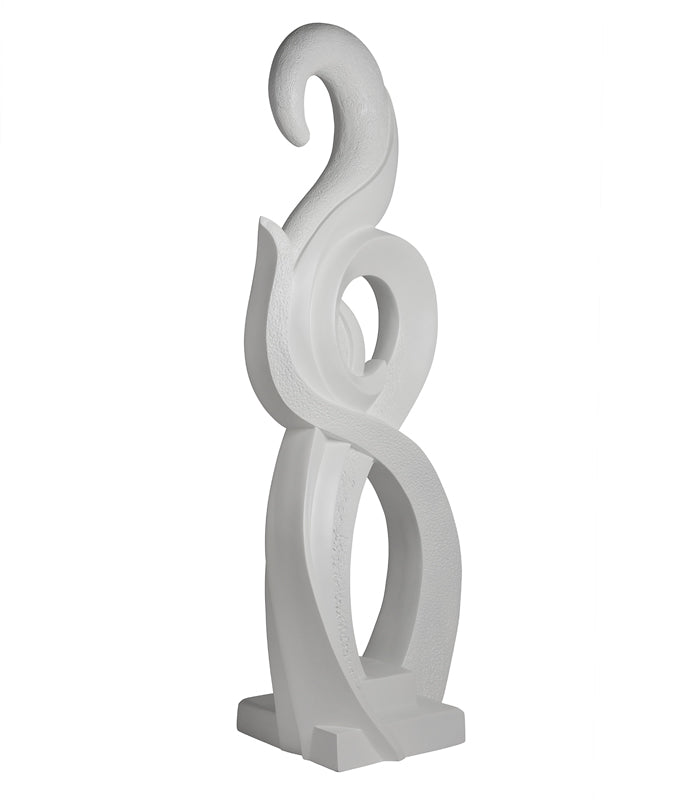 Eternity Abstract Sculpture - White