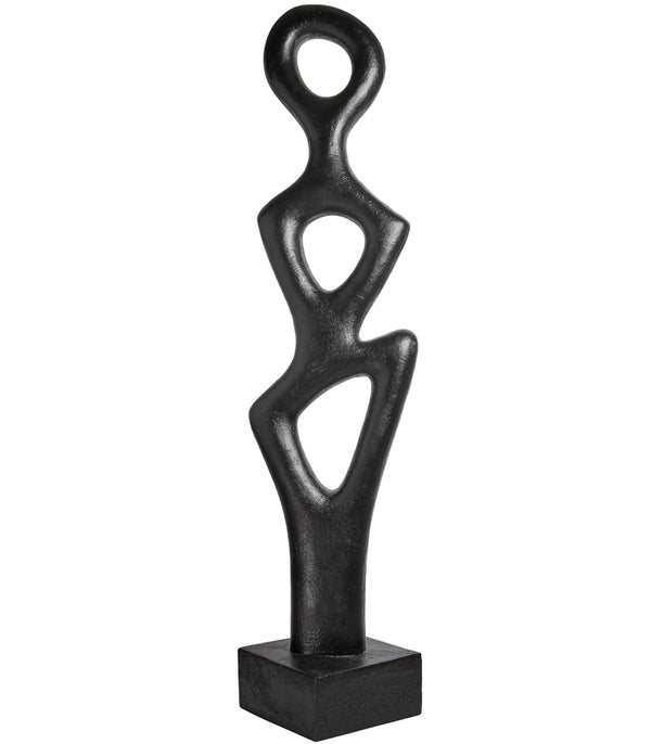 Fluid Loops Sculpture - Black