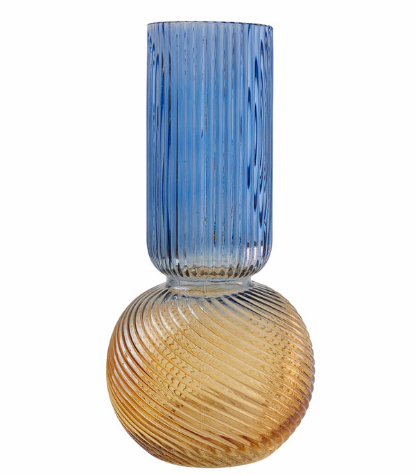 Fluted Ribbed Vase