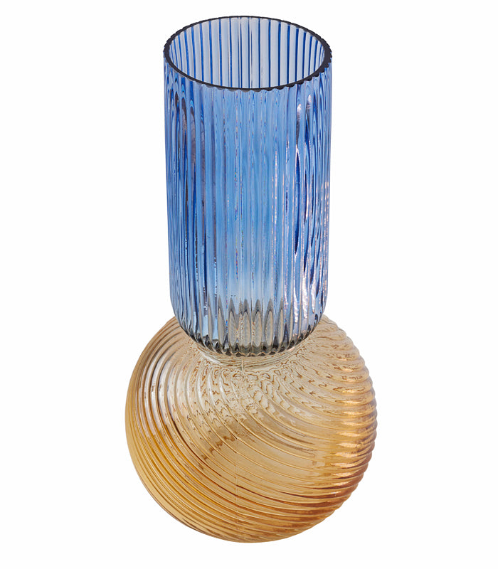 Fluted Ribbed Vase