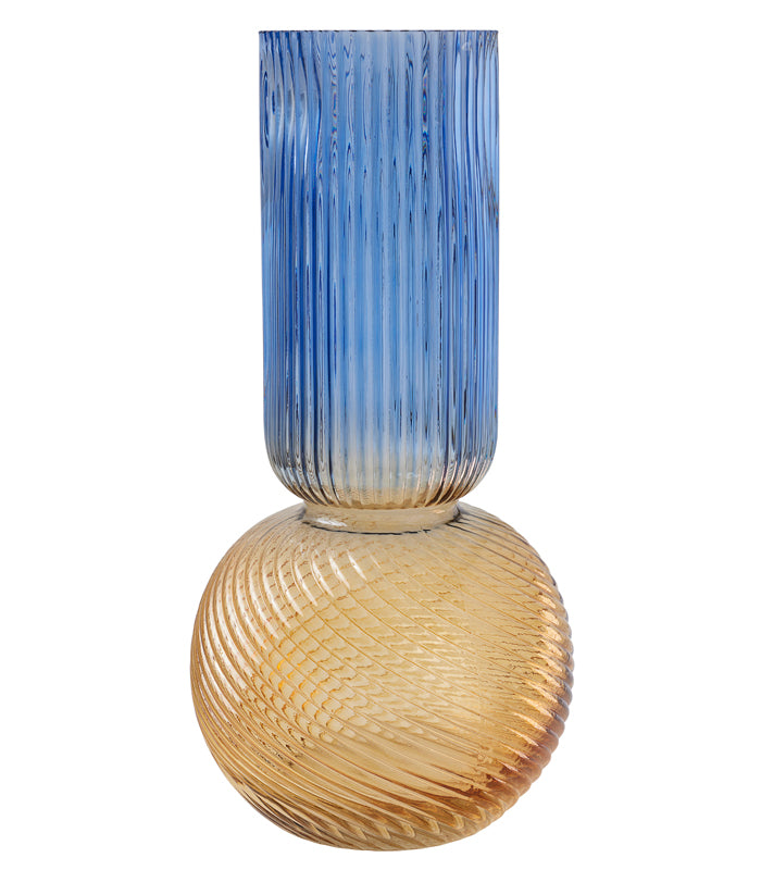 Fluted Ribbed Vase