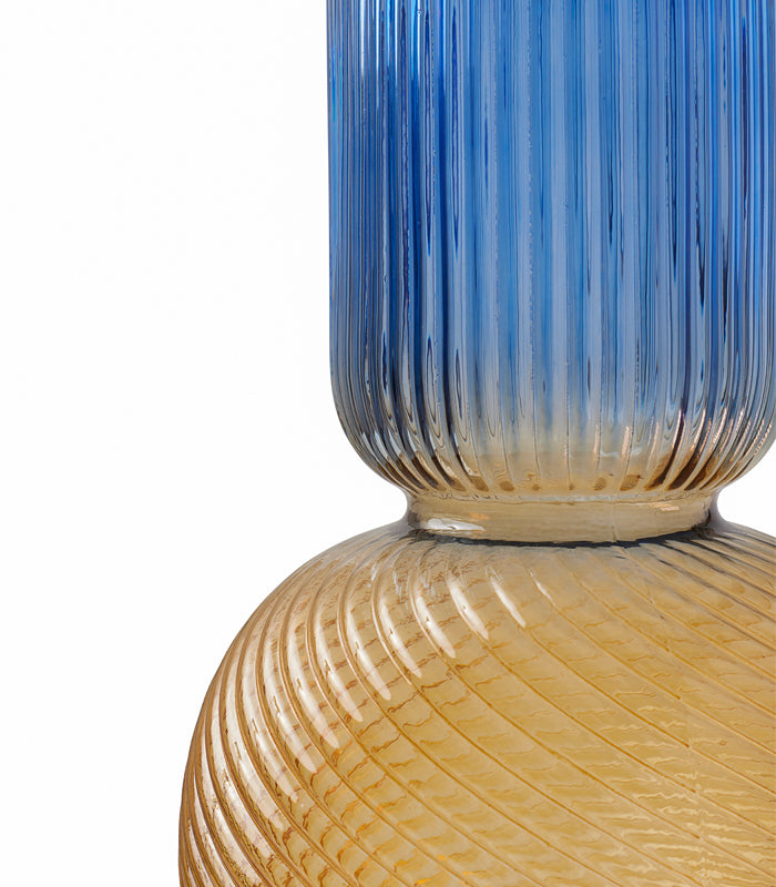 Fluted Ribbed Vase