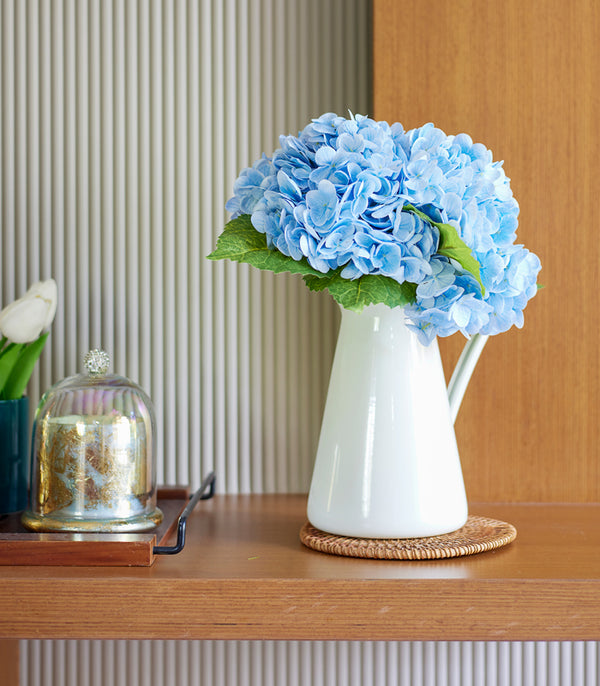 French Hydrangea Blue - Set of 2