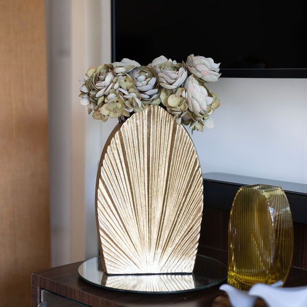 Gold Palm Vase – htohshop