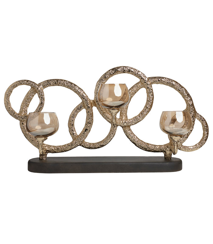 Gold Twist Candleholder