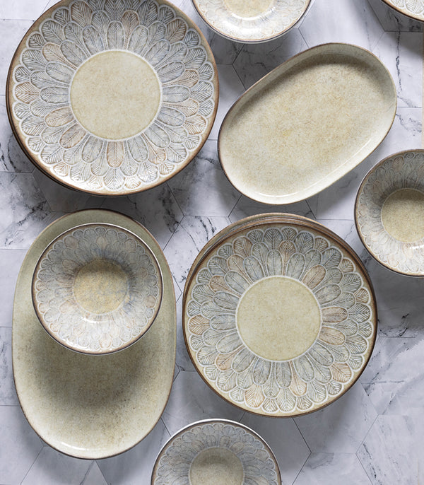 Layered Leaf Dinner Set