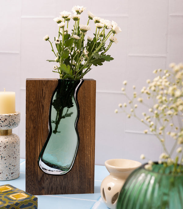 Nordic Log Vase