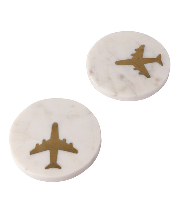 Plane Coasters - Set of 2