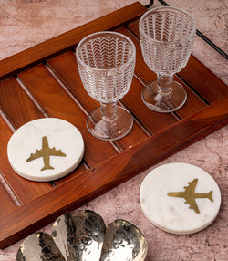 Plane Coasters - Set of 2