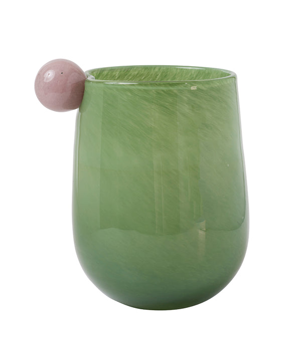 Retro Bubble Vase - Green