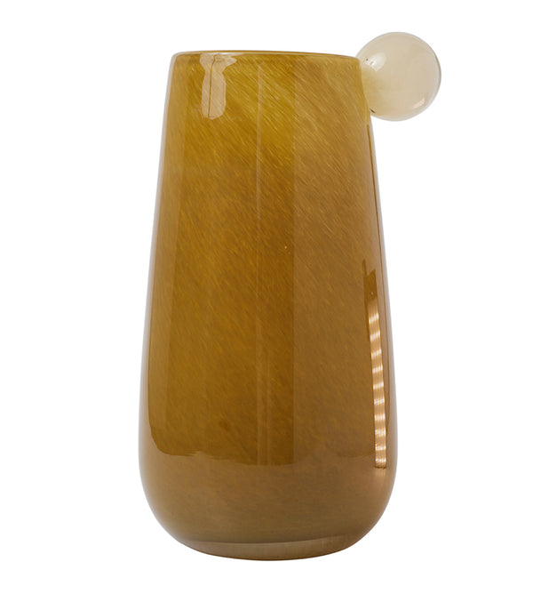 Retro Bubble Vase - Mustard