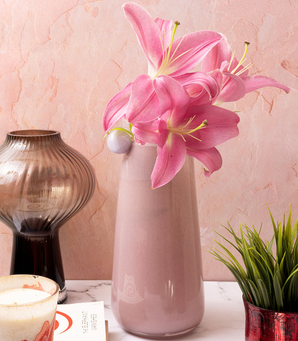 Retro Bubble Vase - Pink