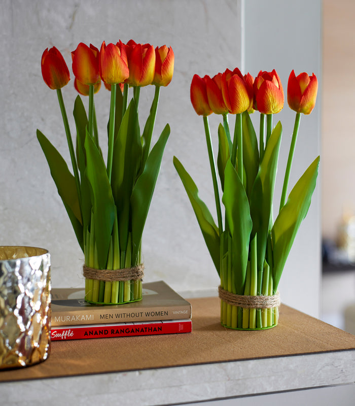 Tulips Stack - Medium - Orange