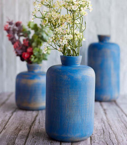 Cobalt Sand Vase