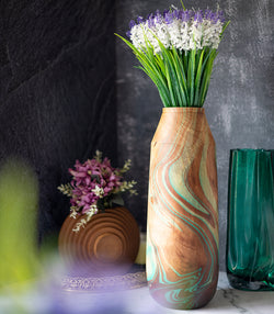 Conical Northern Lights Vase